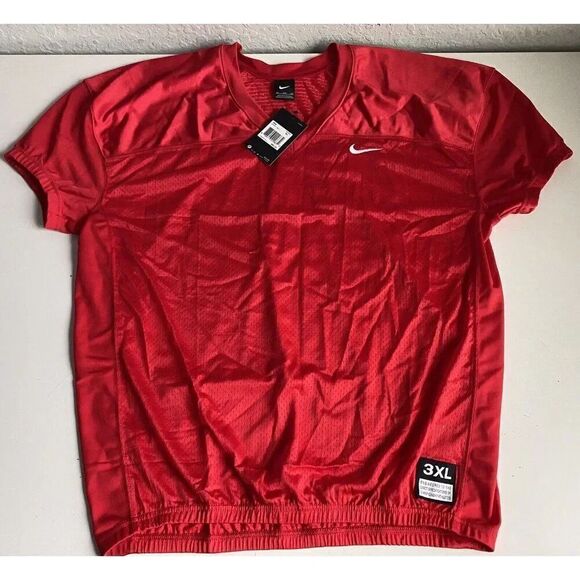 Nike Vapor Varsity Football Practice Jersey Red Men's Size 3XL 908729-657 NEW - Picture 1 of 11